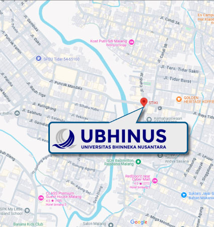 Lokasi Kampus & Peta UBHINUS Nomor